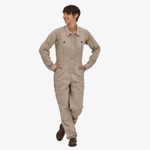 Patagonia Shop Coveralls in Pumice Womens Jumpsuit